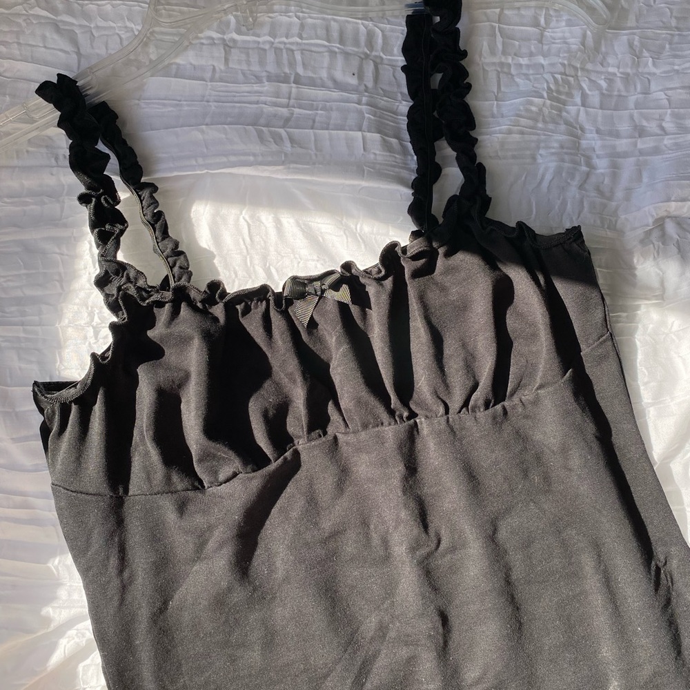 Black Scrunch Dress
